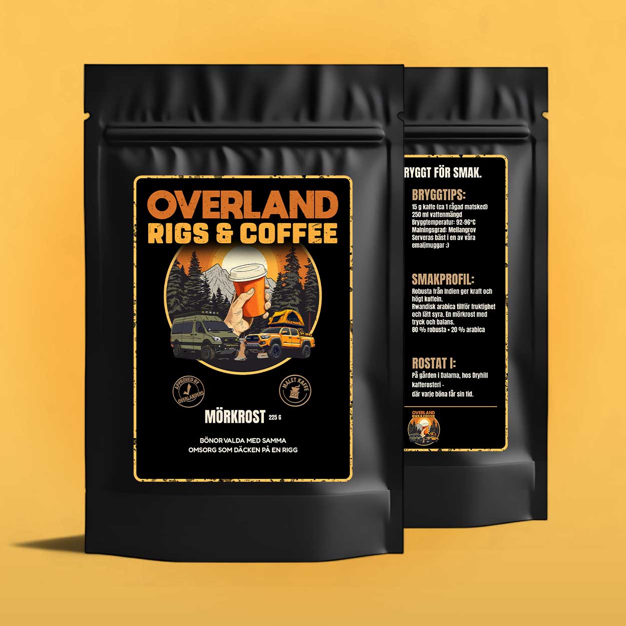 NYHET! MÖRKROST, MALET KAFFE!